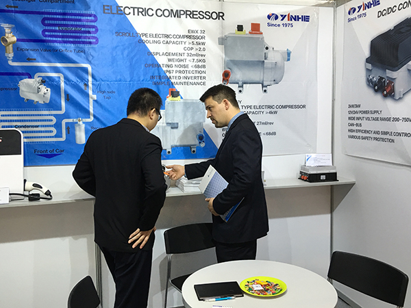 YINHE Tongzhi Exhibits on 2016 8th eCarTec in Munich